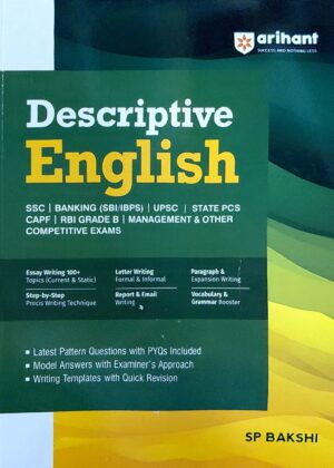 ARIHANT PUBLICATION (DESCRIPTIVE ENGLISH) by sp bakshi