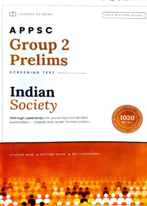 APPSC Group 2 Prelims Indian Society – 1020 MCQs | Toppers Academy