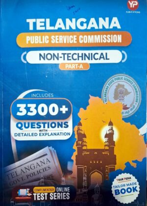 YP publication TELANGANA PUBLIC SERVICE COMMISSION ( NON-TECHNICAL PART-A) 3300+ questions