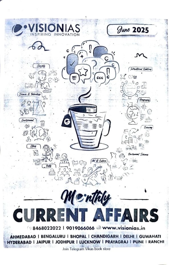 VISION IAS MONTHLY CURRENT AFFAIRS set (APRIL - NOVEMBER 2025) – Vikas ...
