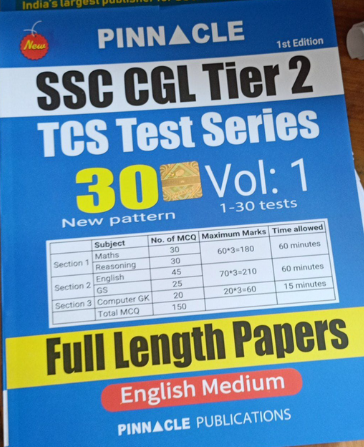 Pinnacle SSC CGL Tier 2 - TCS Test Series